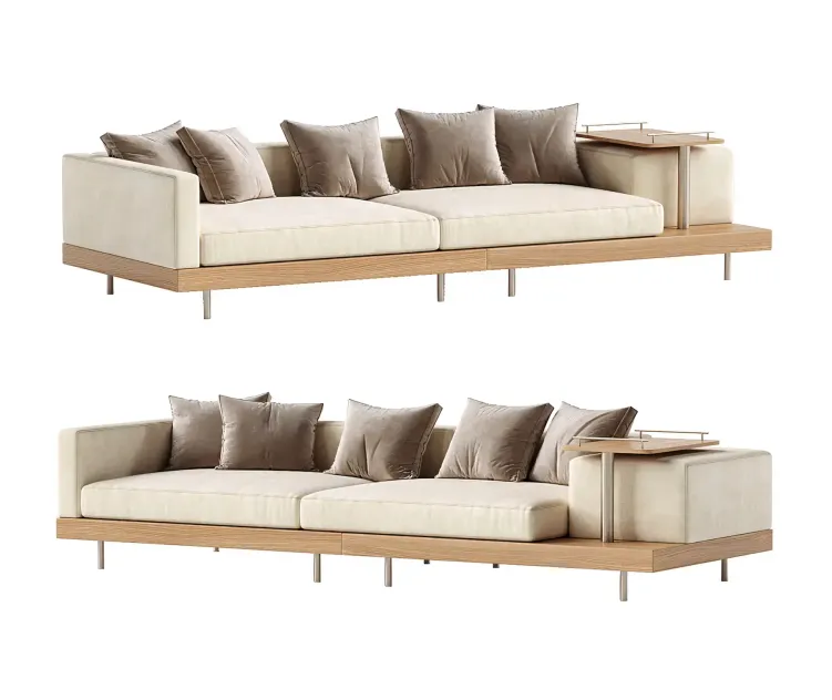 Japandi XXL Wooden Sofa