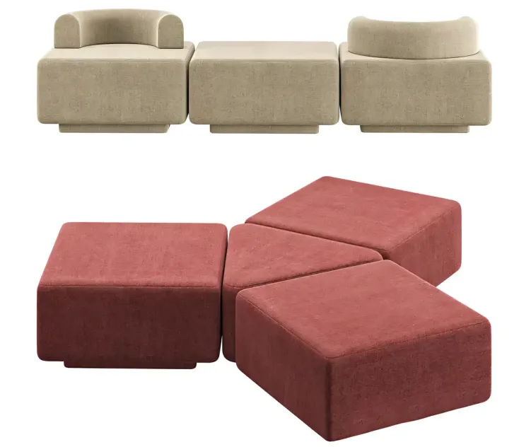 Modular Pouf Plump