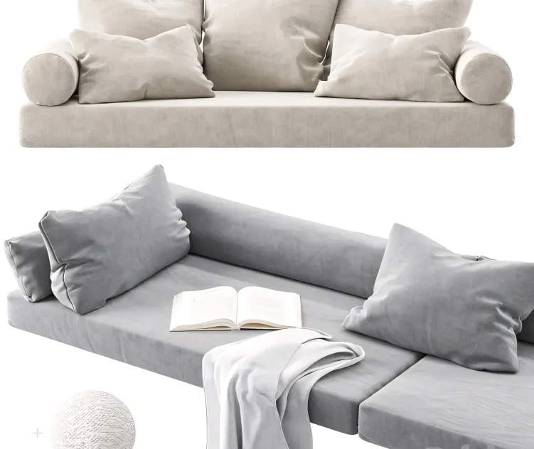 Window seat pillows set