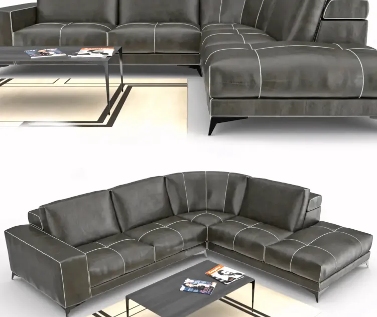 Gamma Charles Sofa