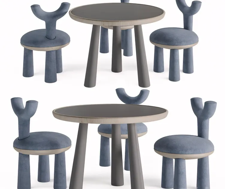 Children table chairs by flow