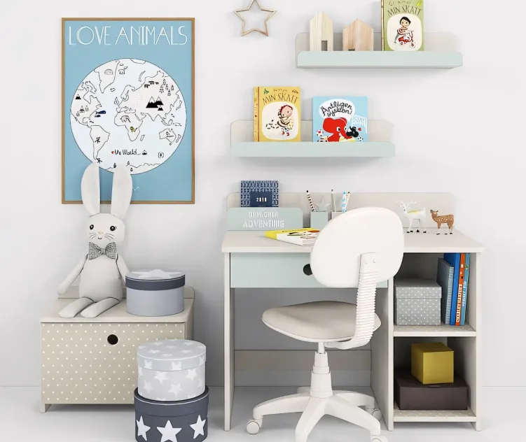 Writing Table Decor For A Nursery