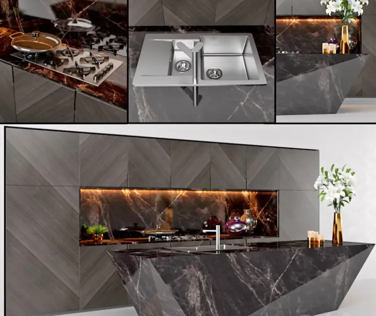 Kovinoplastika kitchen