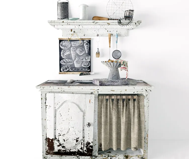 Old kitchen table