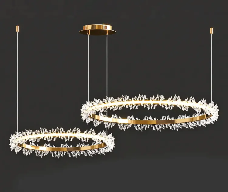Thera two ring chandelier