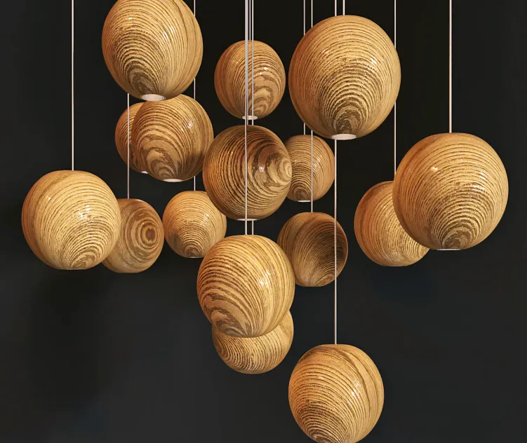 Tom Dixon Pendant Wood Light