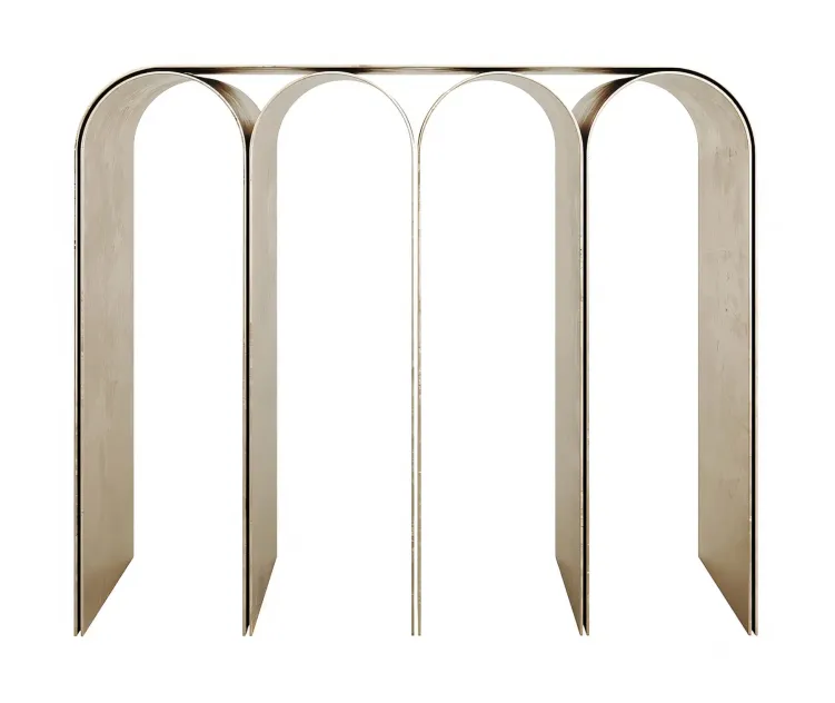 Golden Arch Console By Pietro Franceschini