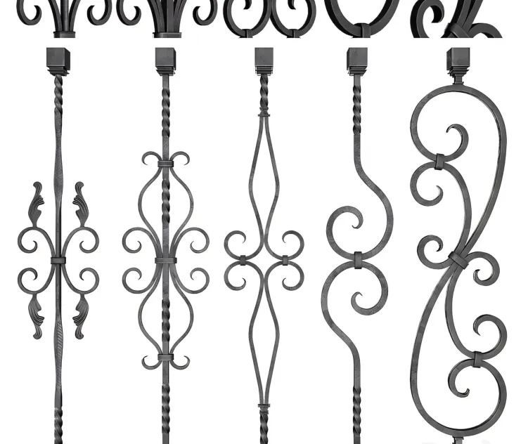 Wrought Iron Bundle No Railing