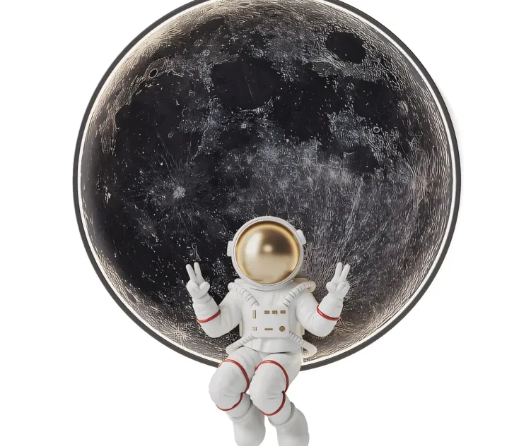 Astronaut Wall Light