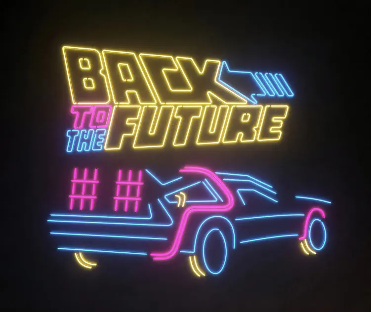 Light Modules Set Neon Back To The Future