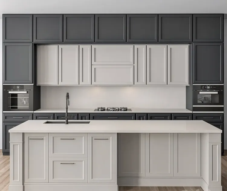 Kitchen Neo Classic Navy Blue White Set