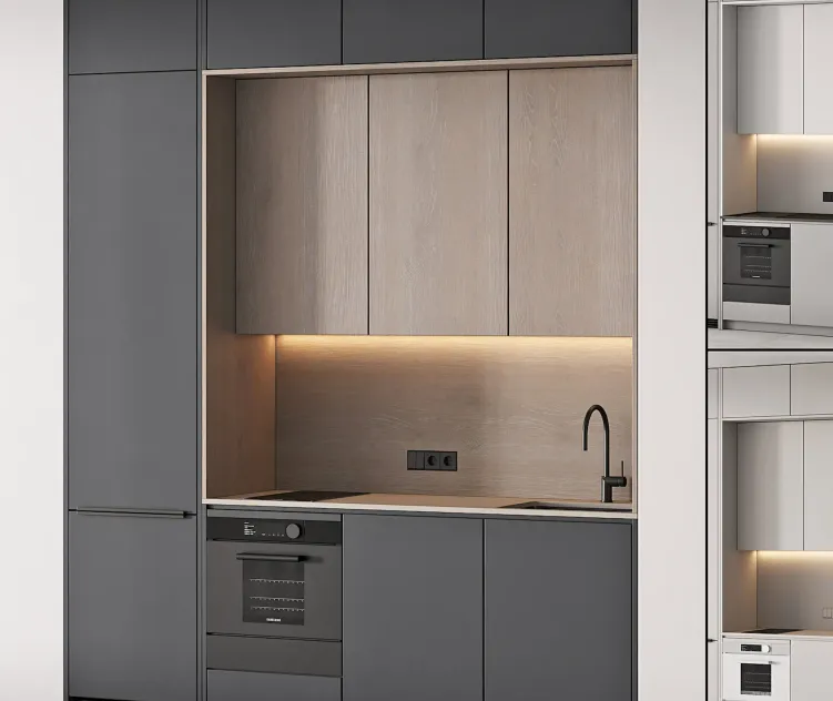 Modern Kitchen Mini Kitchen