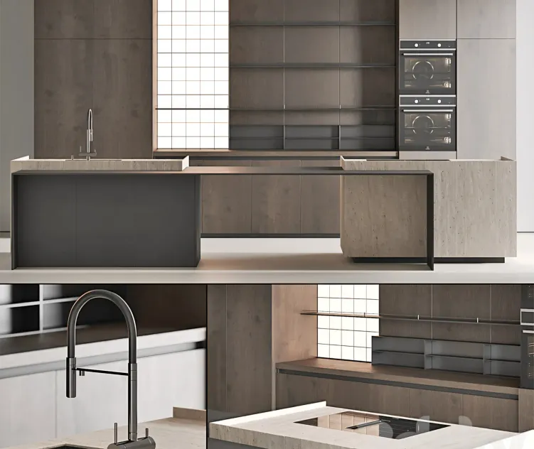Modern Kitchen with Island