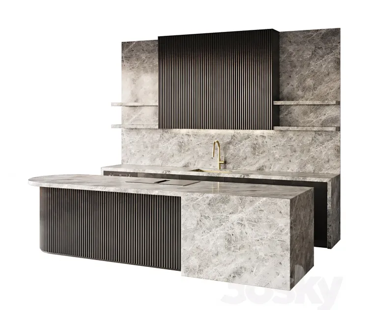 Modern Style Kitchen with Island Kitchen