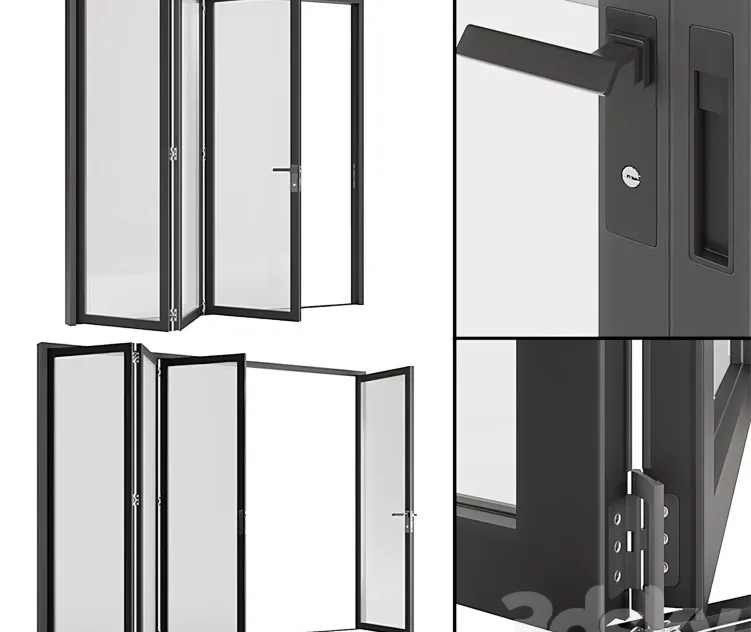 Folding Sliding Metal Doors Windows