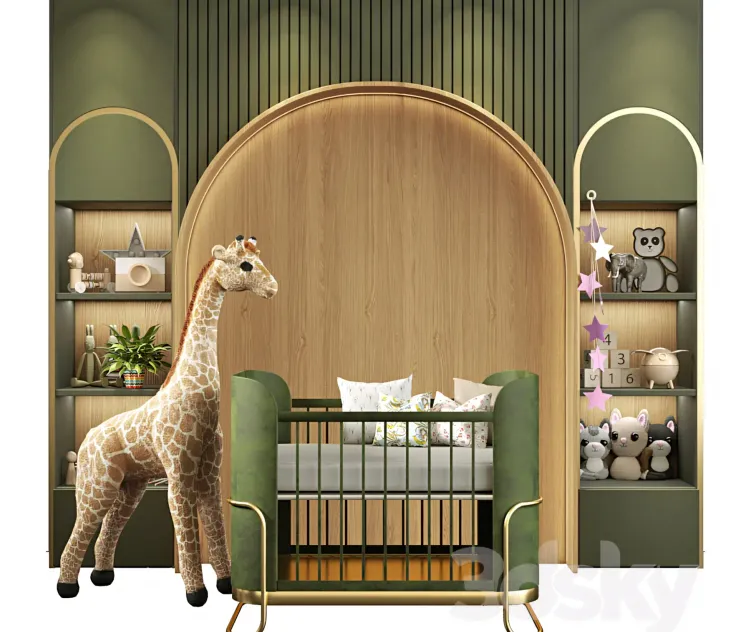 Childrens Room with Toys