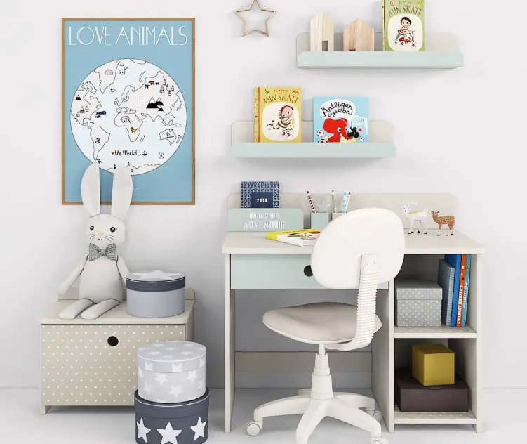 Writing Table Decor For A Nursery