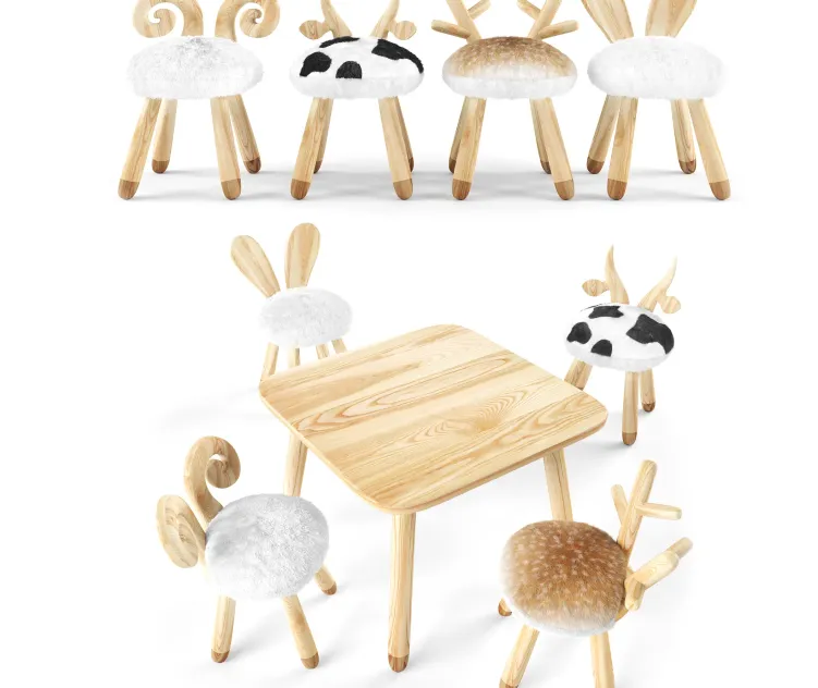 Animal Wooden Set