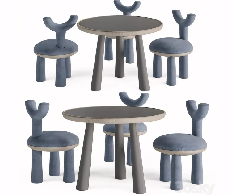 Children Table Chairs Set by Flow