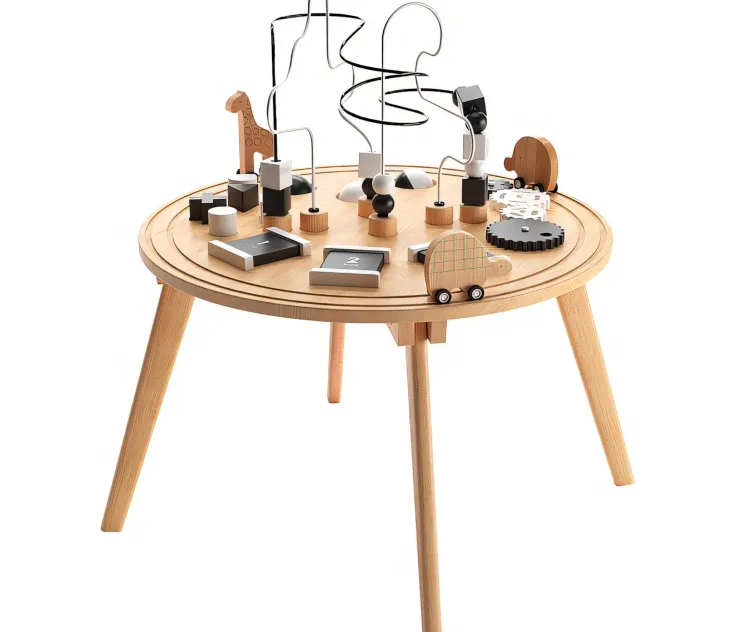 Crate Barrel Kids Wooden Activity Table