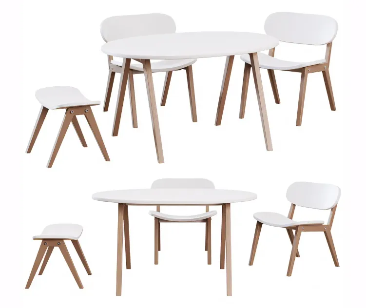 Ellipse Table Chair Classic