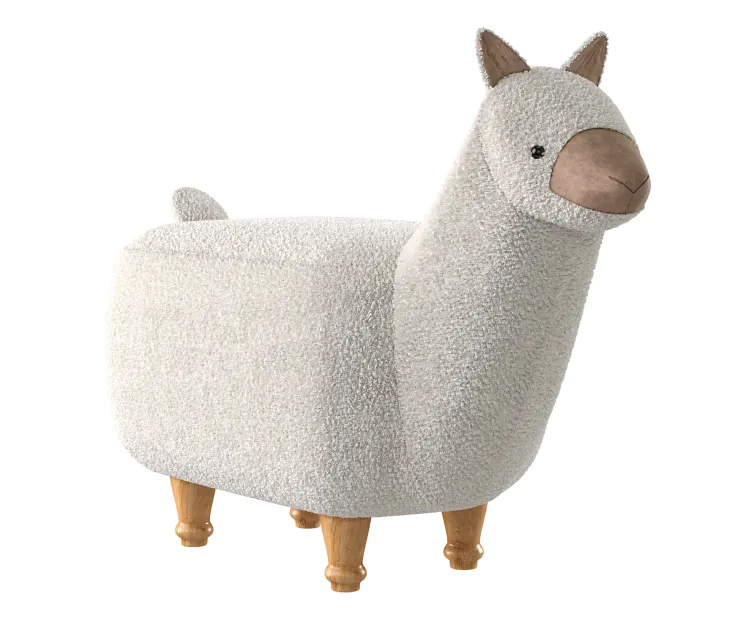 Pouf in the nursery Llama from Apollo