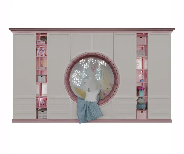 Wardrobe With a eat For a Children Room