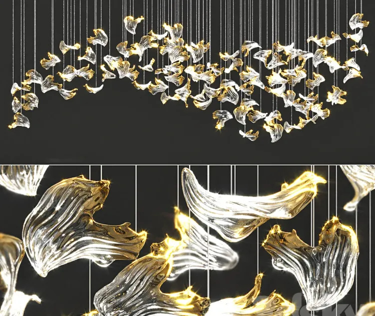 Frozen Sans Souci Chandelier by Barbora