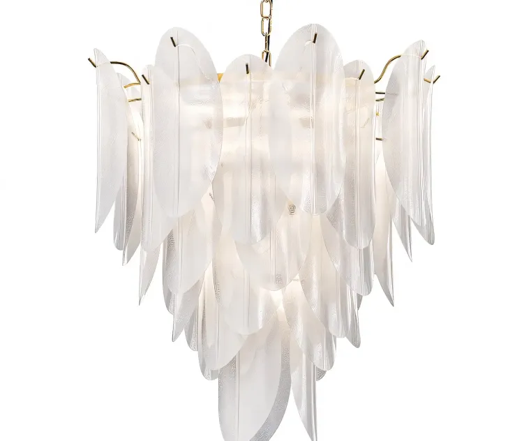 Glass Chandelier in Modern Blomst Style