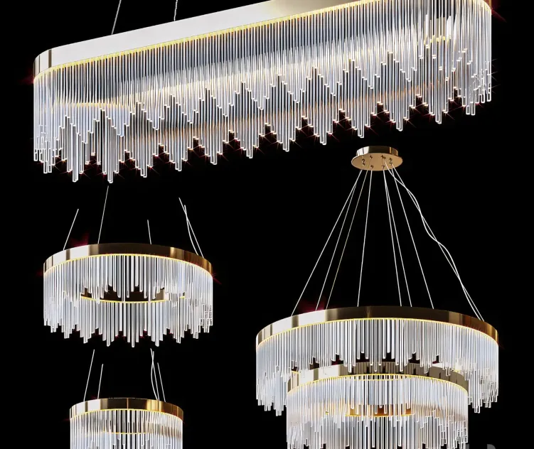 Hanging Chandeliers FAIRYTALE by Romatti