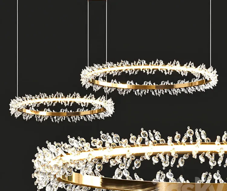 Thera Two Ring Chandelier