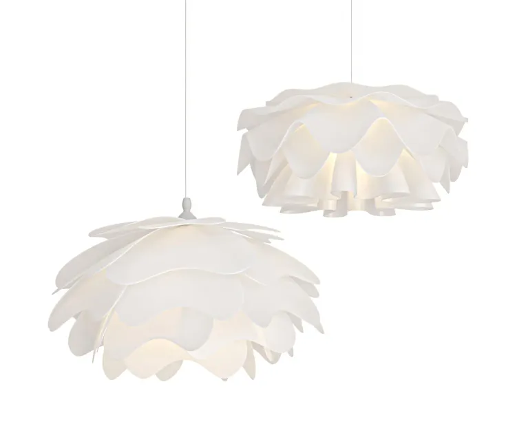 Flower Shaped White Pendant Lamp