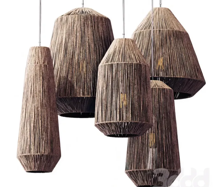 Lamp Barrel Big Rope