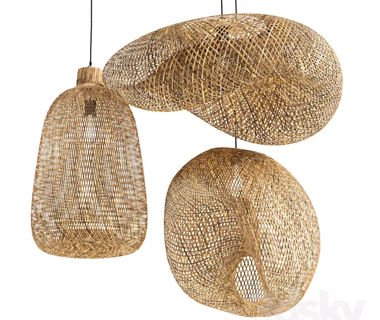 Rattan Pendant Light
