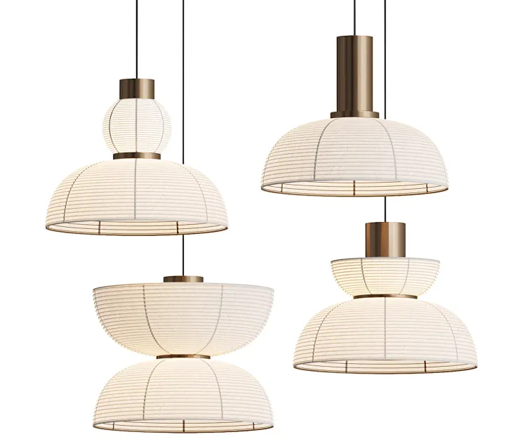 Retro Wabi Sabi Japanese Pendant Light