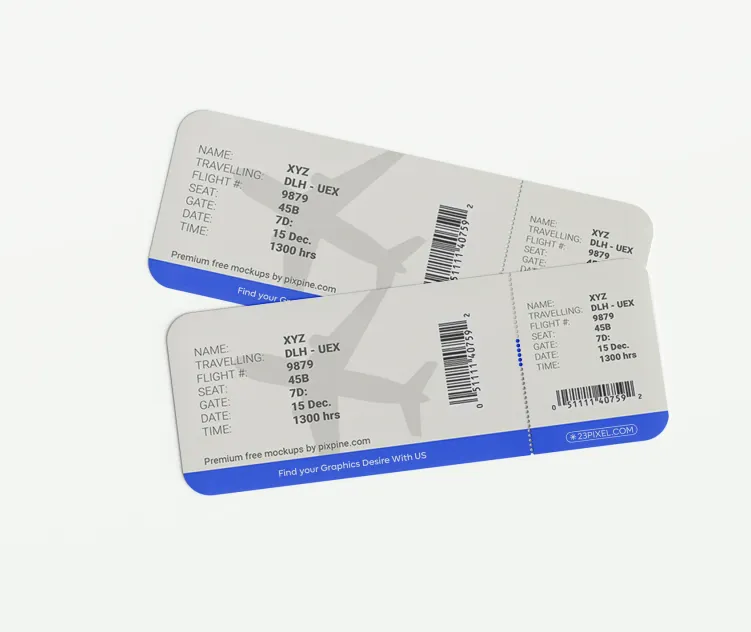 Boarding Pass Air Tickets