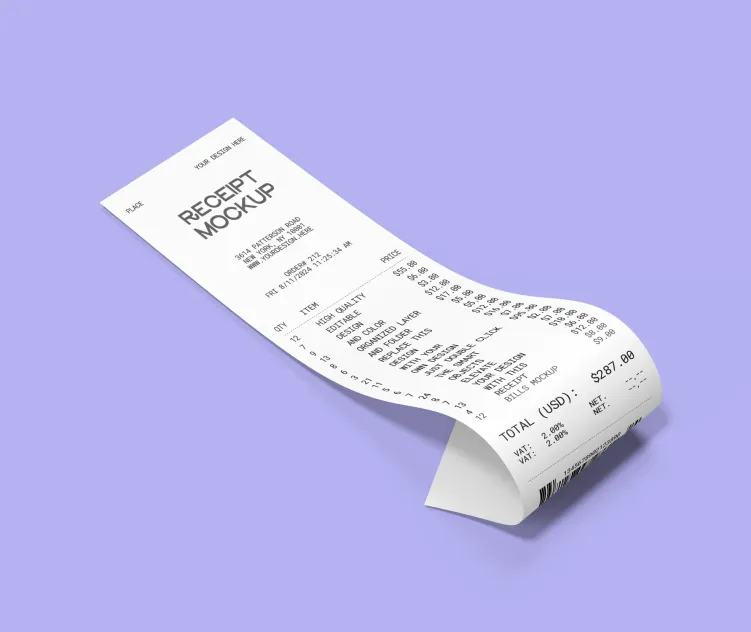 Receipt Bills 01