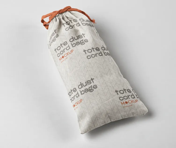 Tote Dust Cord Bag Free Psd
