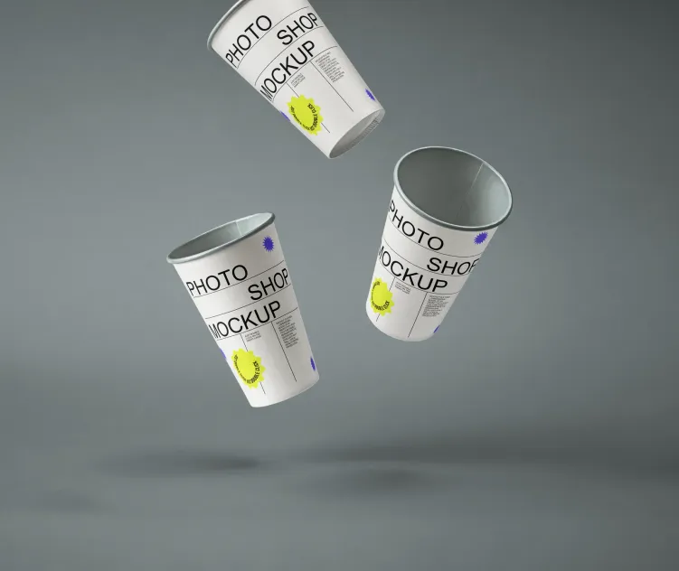 Falling Paper Hot Cups Brand