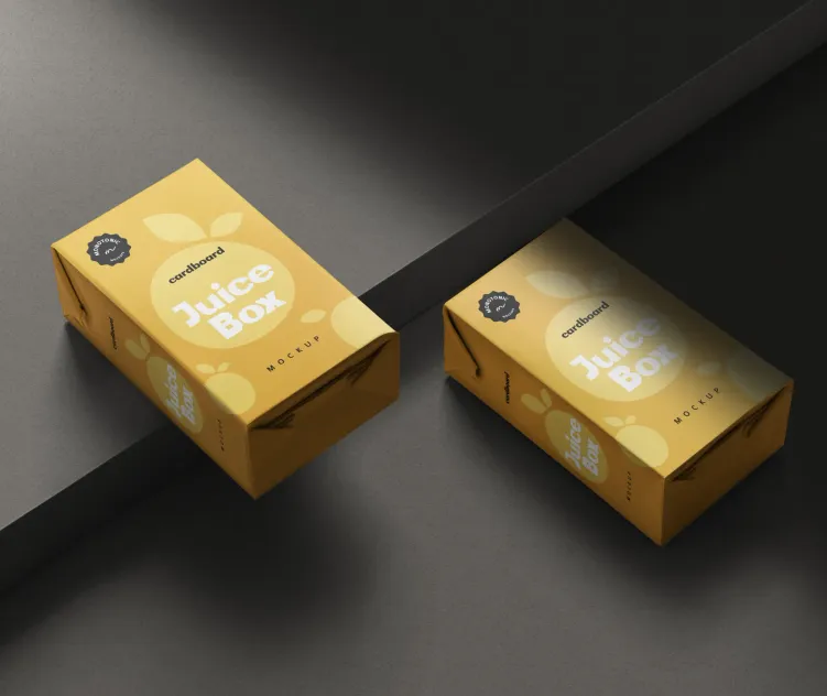 Small Cardboard Juice Box 3