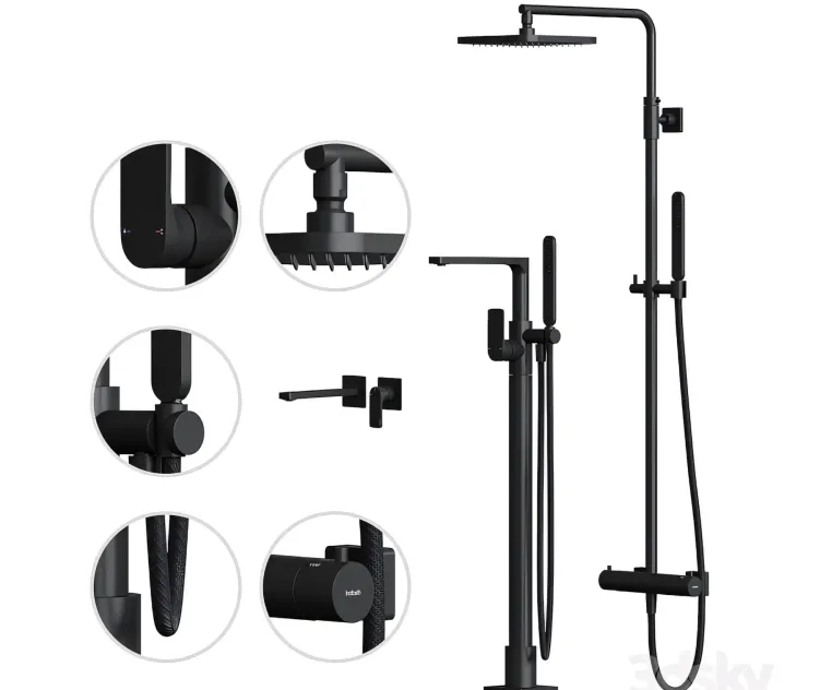 Faucets Shower Hotbath Gal Water Faucet Set
