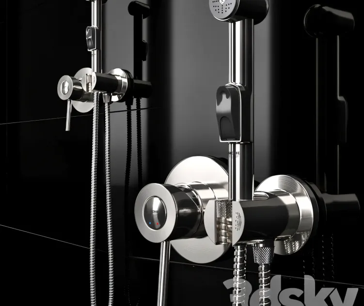 Hygienic Shower Grohe BauClassic