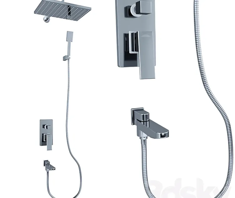Shower System for Concealed Installation TIMO Selene