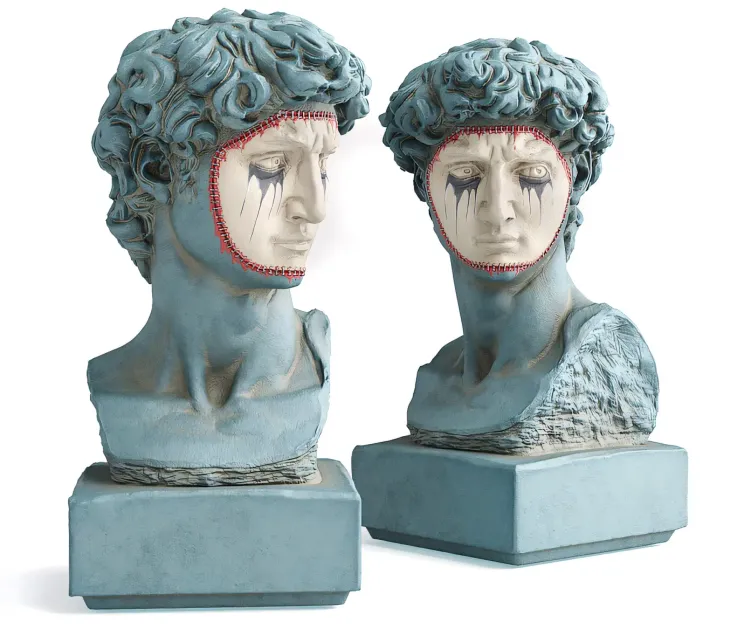 David Michelangelo Masked Bust
