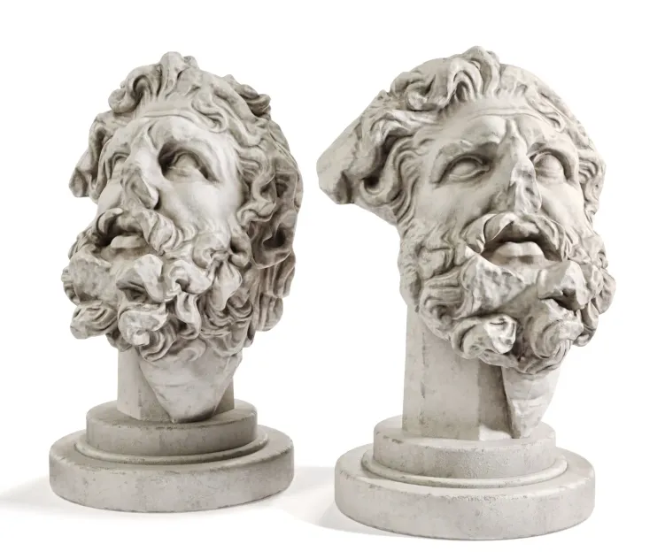 Giants Head Bust Sculpture