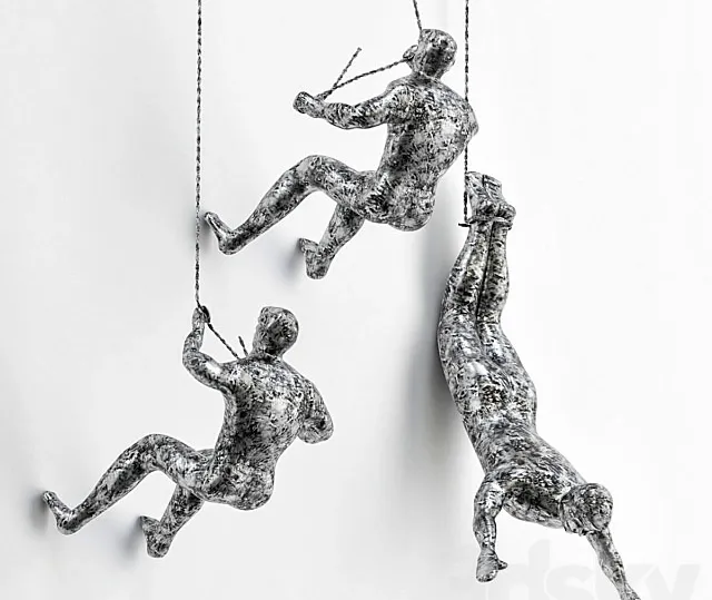 Human Diver Sculpture