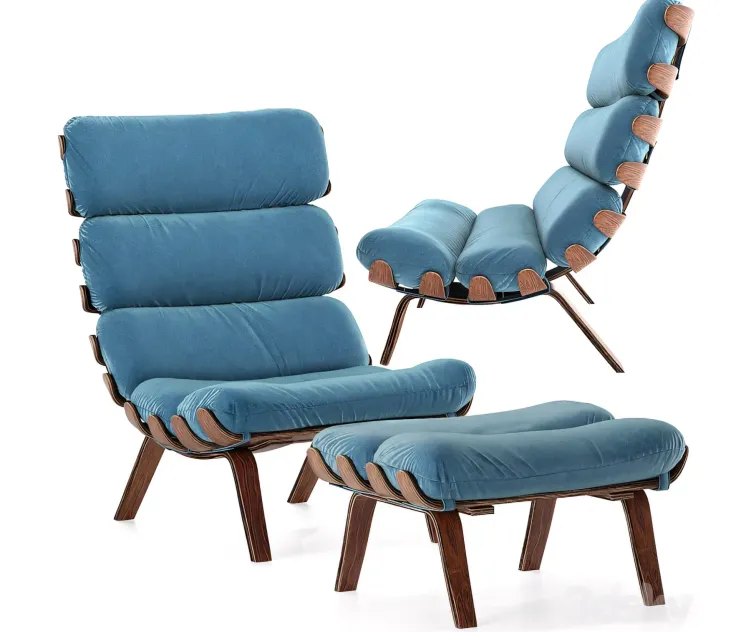 Essey Armchair And Ottoman